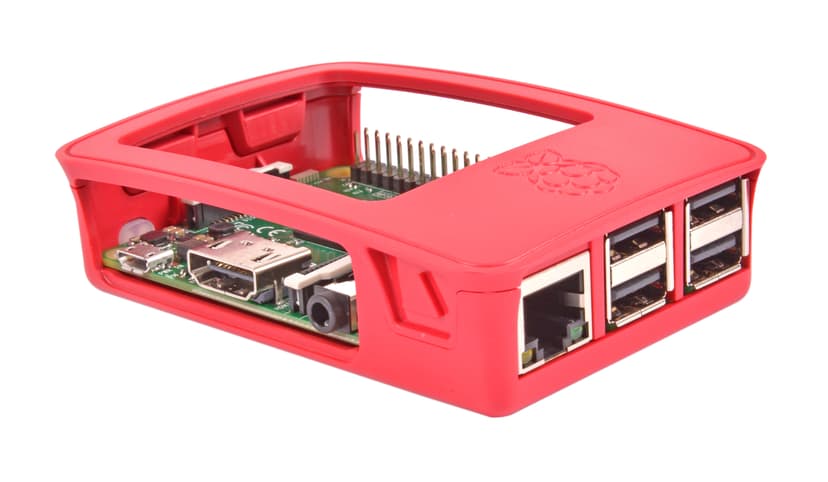 Raspberry Pi Case for Raspberry Pi 3 B Red/White