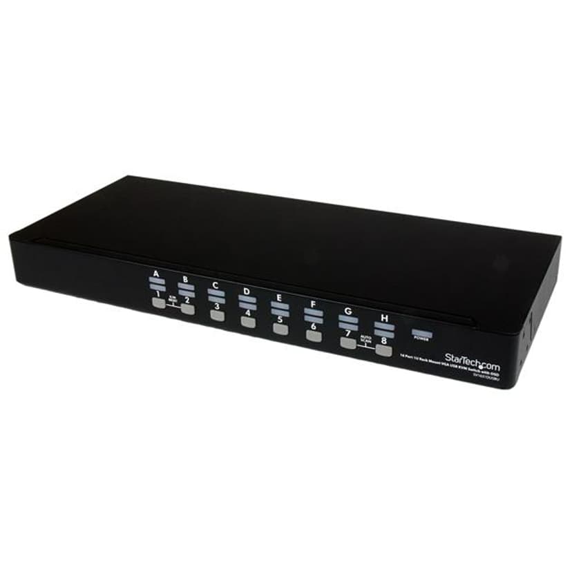 Startech 16 Port 1U RackMount USB KVM Switch Kit with OSD and Cables