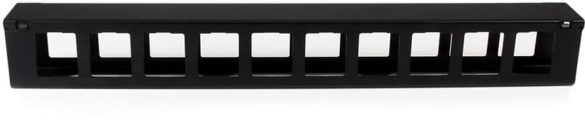 Startech 1U Horizontal Finger Duct Cable Management Panel with Cover