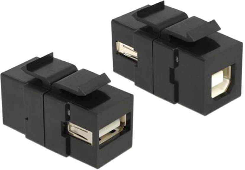Delock Keystone moduuli USB 2.0 A naaras > USB 2.0 B naaras