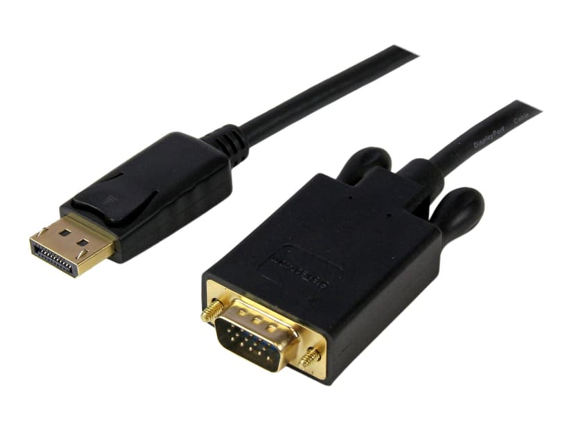 Startech Adapter 3m DisplayPort VGA Sort