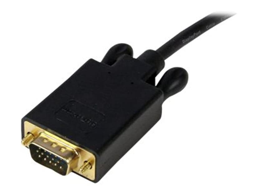 Startech 6ft DisplayPort to VGA Adapter Cable DP to VGA Black 1.8m DisplayPort VGA Musta