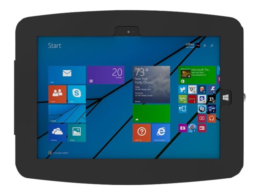 Compulocks Surface Secure Space Enclosure Wall Mount Black.
