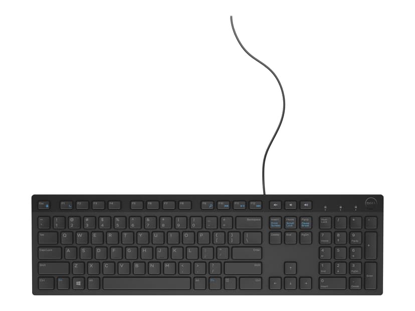 Dell KB216 USB Multimedia tastatur Koblet med ledninger (ikke trådløs) Nordisk
