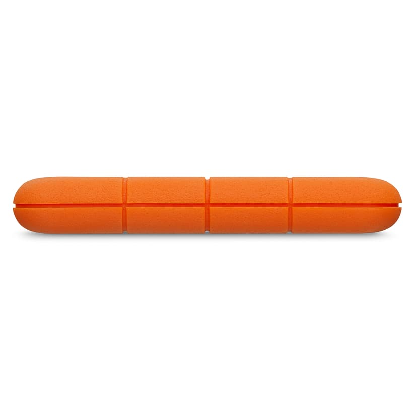 LaCie Rugged 2TB Mobile Drive Oransje, Sølv