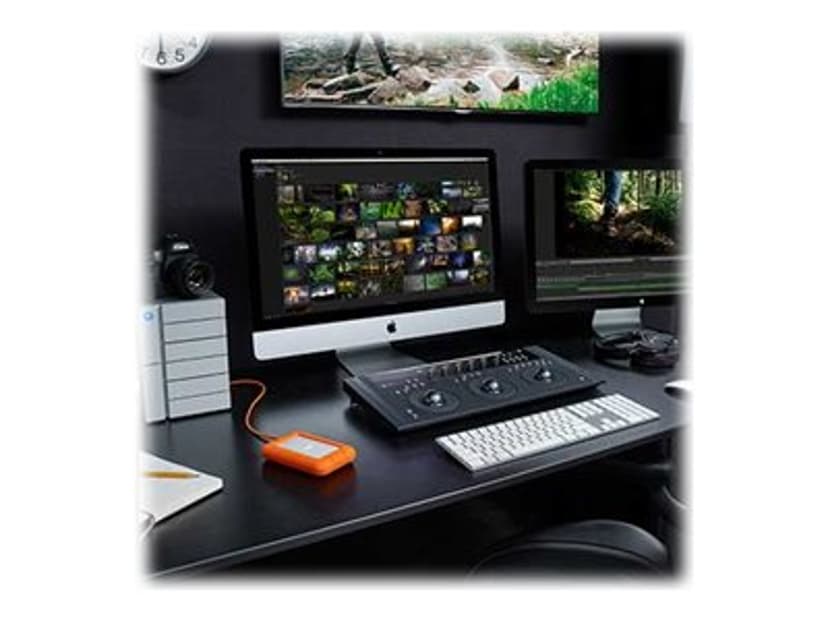 LaCie Rugged 1TB Mobile Drive Orange, Silver