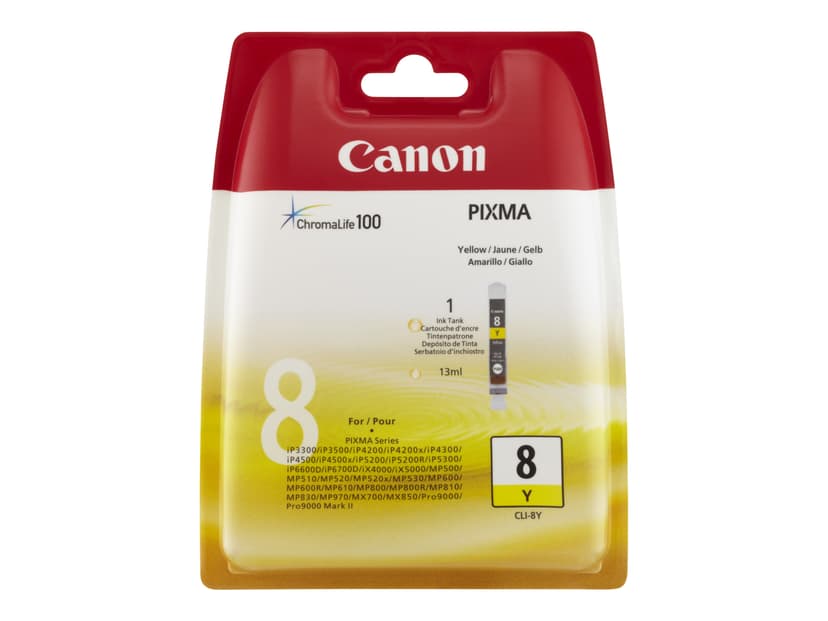 Canon Blæk Gul CLI-8Y - IP5200