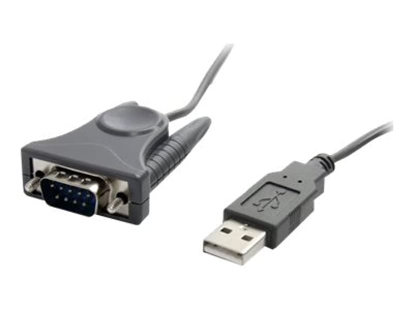 Startech USB to RS232 DB9/DB25 Serial Adapter Cable 0.9m USB Type-A DB-9 Grijs