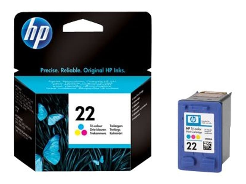 HP Blekk Farge No.22