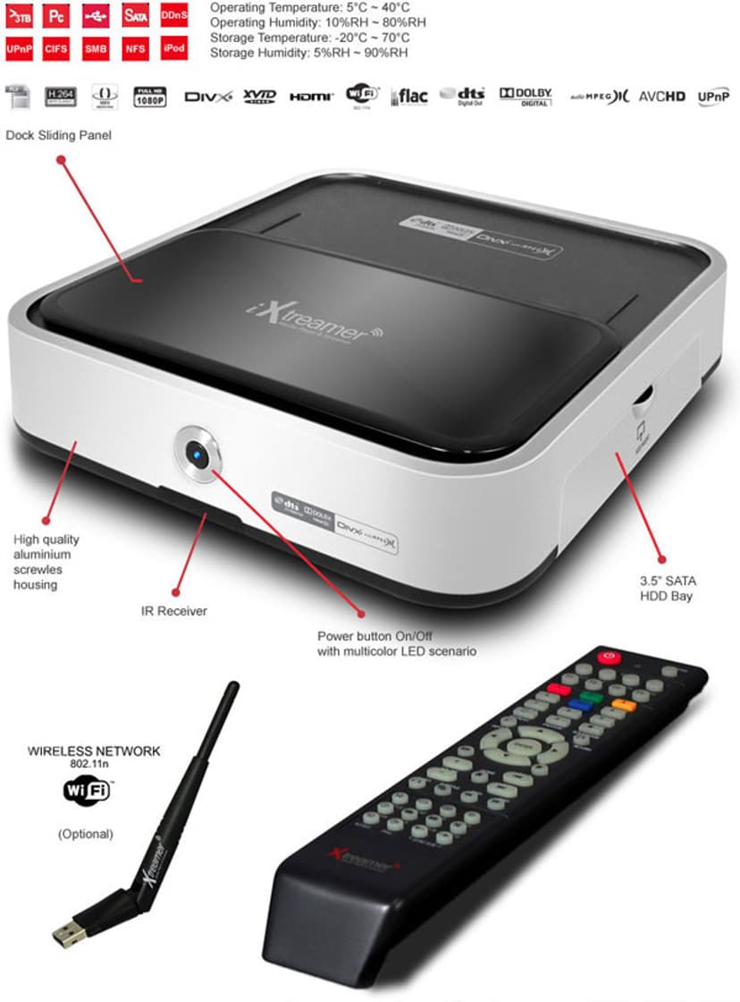 Xtreamer Ixtreamer Mediaspelare