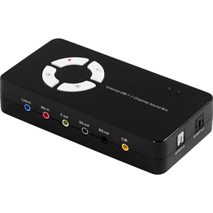 Deltaco USB 2.0 Sound Card 3,5mm 7.1 S/Pdif