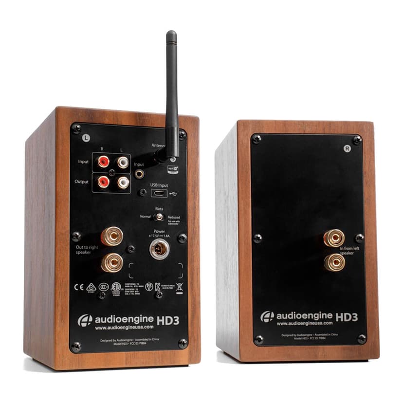 Audioengine HD3 Wireless Speakers Walnut Valnøtt