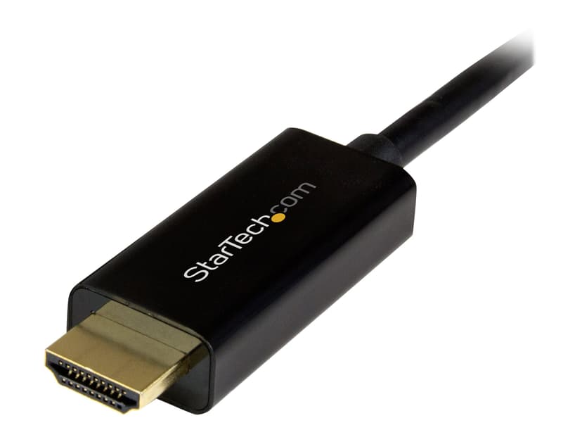 Startech 6 ft / 2m DisplayPort to HDMI converter cable 4K 2m HDMI DisplayPort Musta