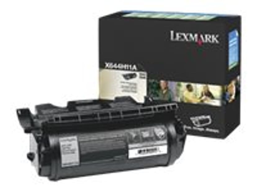 Lexmark Toner Zwart 21k - X64XE Return
