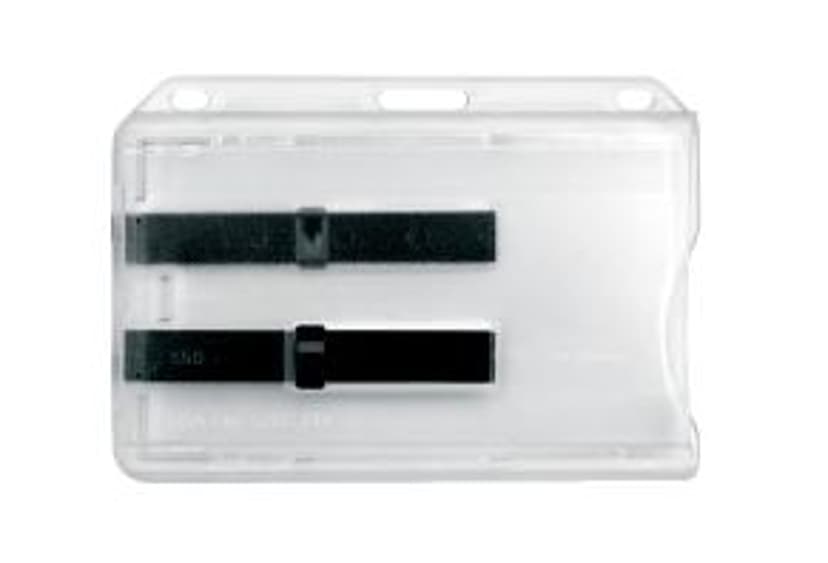 Secmaker Transparent Card Holder 2 Cards And Hidden Number
