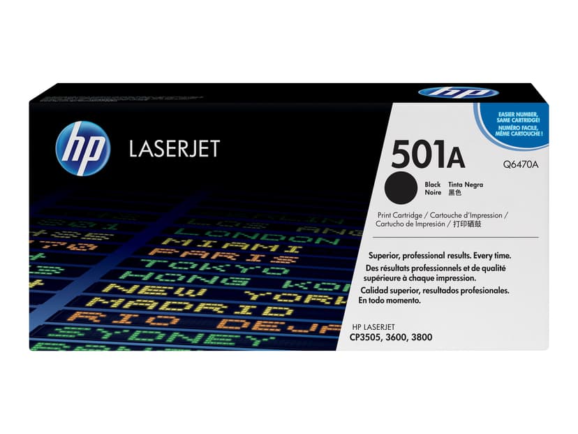 HP Toner Sort 501A 6K - Q6470A