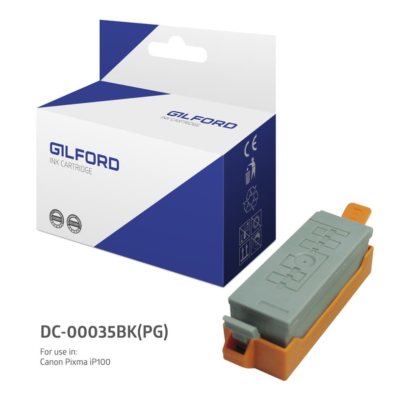 Gilford Inkt Zwart DC-35BK - IP100 / PGI-35BK