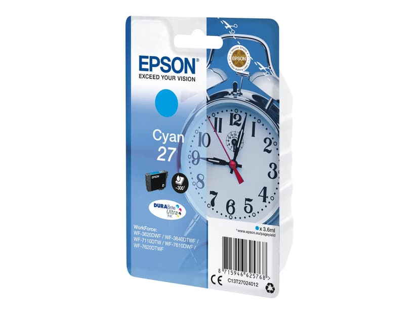 Epson Inkt Cyaan 27