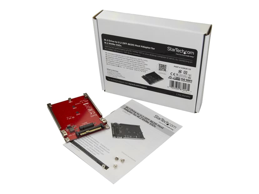 Startech M.2 Drive to U.2 (SFF-8639) Host Adapter for M.2 PCIe NVMe SSDs