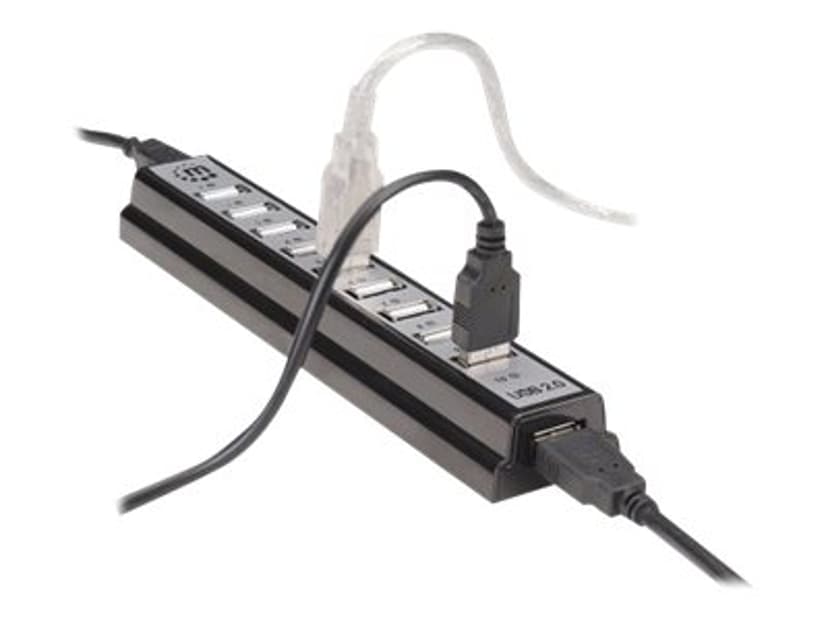 Manhattan Hi-Speed USB Desktop Hub USB 2.0 USB 2.0
