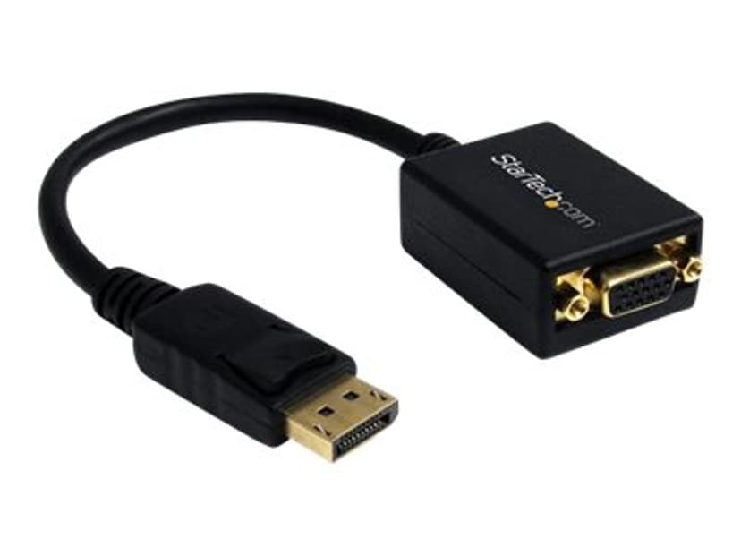 Startech DisplayPort to VGA Video Adapter Converter 0.225m DisplayPort VGA (D-Sub) Zwart