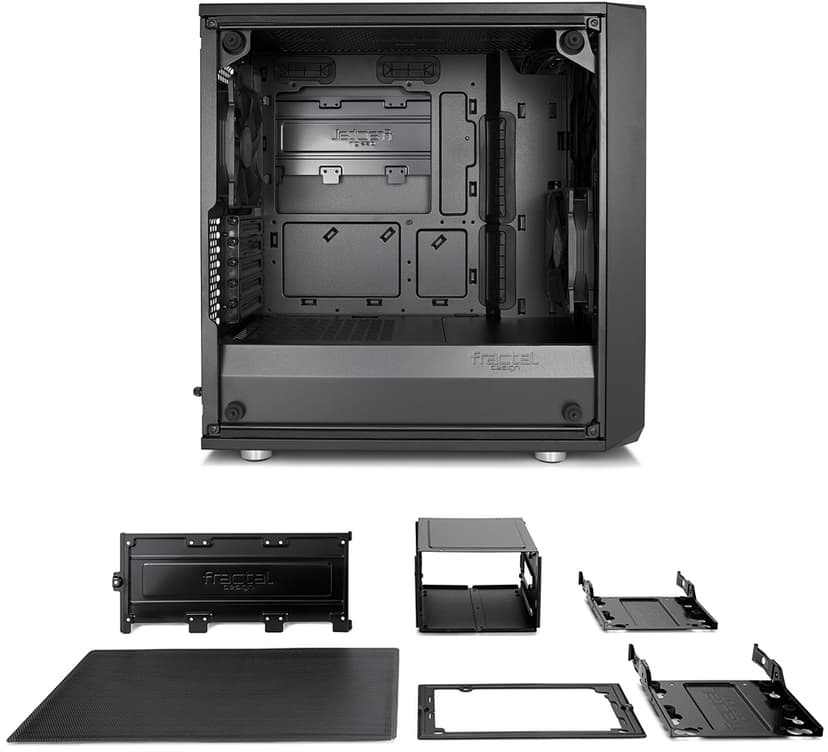 Fractal Design Meshify Mini C TGL Mini Tower Musta
