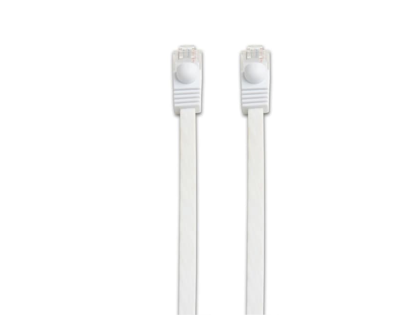 Prokord UTP CAT.6 Unshielded RJ45 Lszh 2m White Flat RJ-45 Cat 6 2m Wit