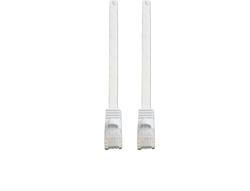 Prokord UTP CAT.6 Unshielded RJ45 Lszh 2m White Flat RJ-45 Cat 6 2m Wit