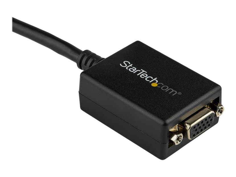Startech DisplayPort to VGA Video Adapter Converter 0.225m DisplayPort VGA (D-Sub) Zwart