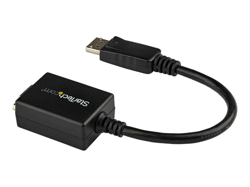Startech DisplayPort to VGA Video Adapter Converter 0.225m DisplayPort VGA (D-Sub) Zwart