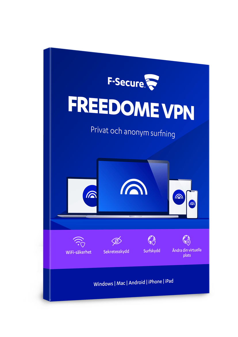 F-Secure Freedome 1YR 5-Usr Pkc