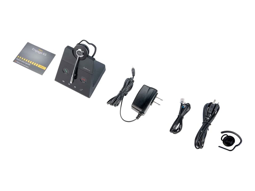 Jabra Engage 65 Convertible - (Löytötuote luokka 2) CE, CB, FCC, IC, NOM, NTC, EAC, PSB, ICASA, TELEC, SIRIM, ACMA, NZ Telepermit, UL Musta