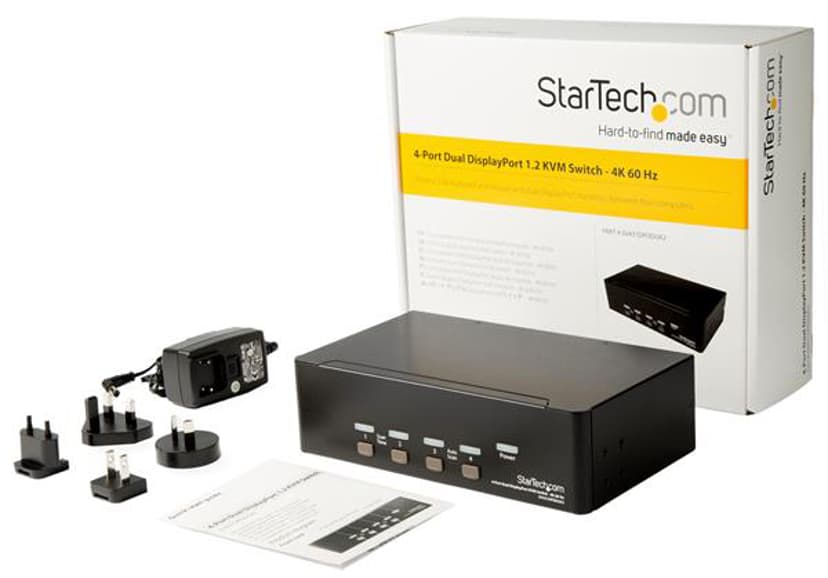 Startech 4 Port Dual DisplayPort KVM Switch