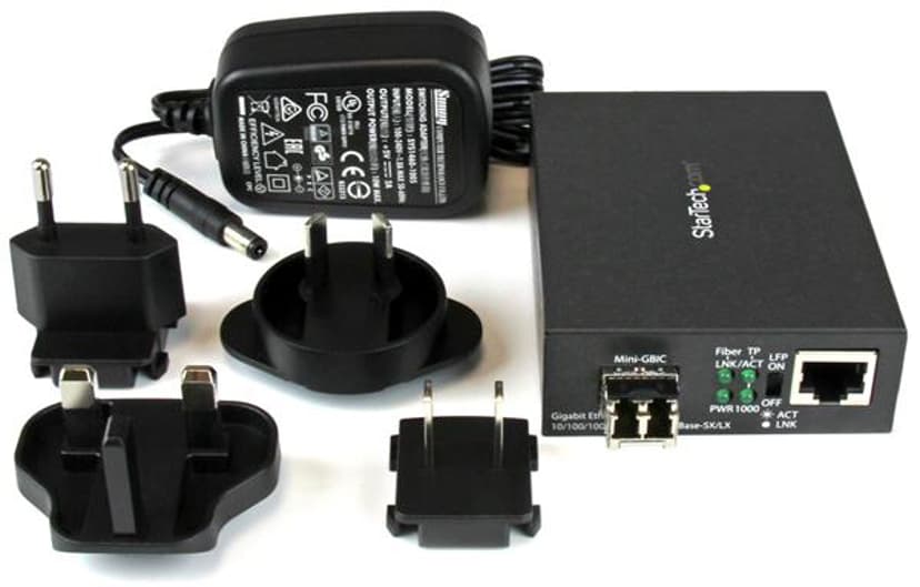 Startech Gigabit Ethernet Fiber Media Converter