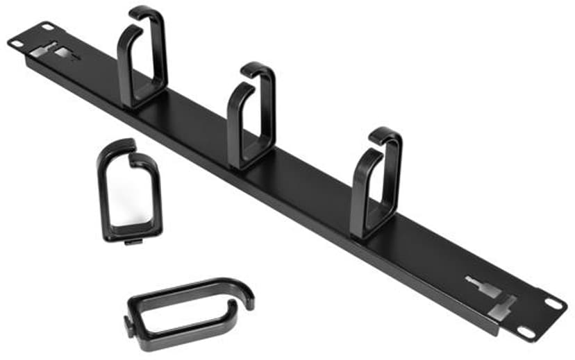 Startech 1U 19in Metal Rackmount Cable Management Panel