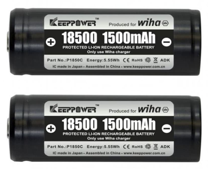 Wiha Batteri 18500 Li-Ion 2st - speedE