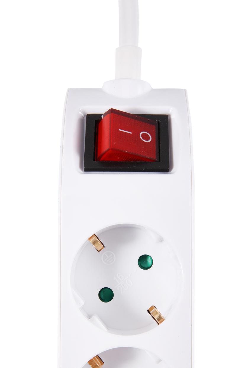 Prokord Power Strip 4X Socket 2xUSB 2.1 mAh 5m - White