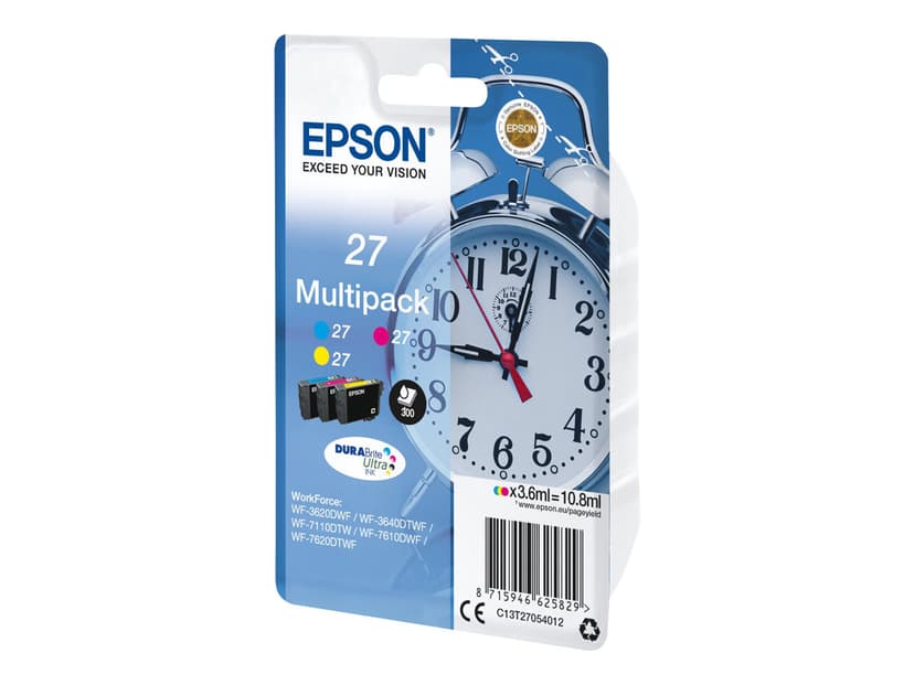 Epson Blekk Multipack 27 (C/m/Y)