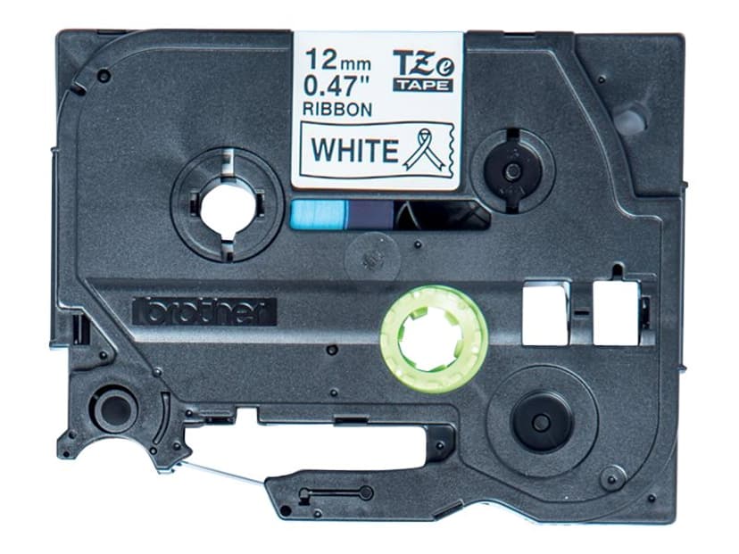 Brother Tape Stof 12mm TZe-R231 Zwart/Wit
