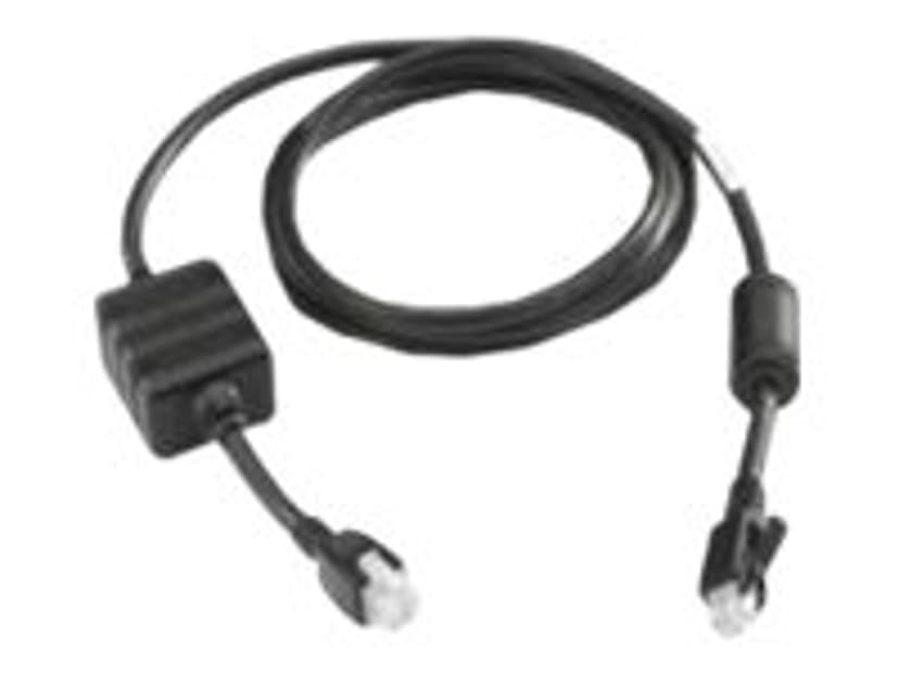 Zebra Cable DC-power (male) (male) - Zebra Charger DC Musta