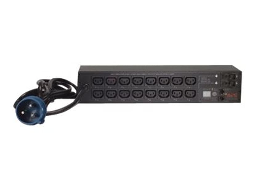 APC AP7922B strømdistribusjonsenhet (PDU) 16 AC-utganger 2U Sort