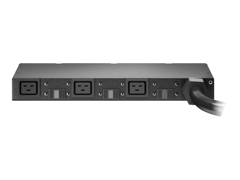 APC AP6038A strømdistribusjonsenhet (PDU) 3 AC-utganger 0U/1U Sort