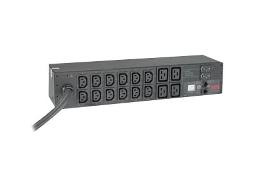 APC AP7822B strømdistribusjonsenhet (PDU) 16 AC-utganger 2U Sort