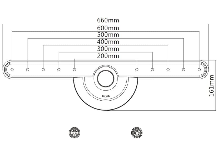Prokord Superslim Fixed Wall Mount