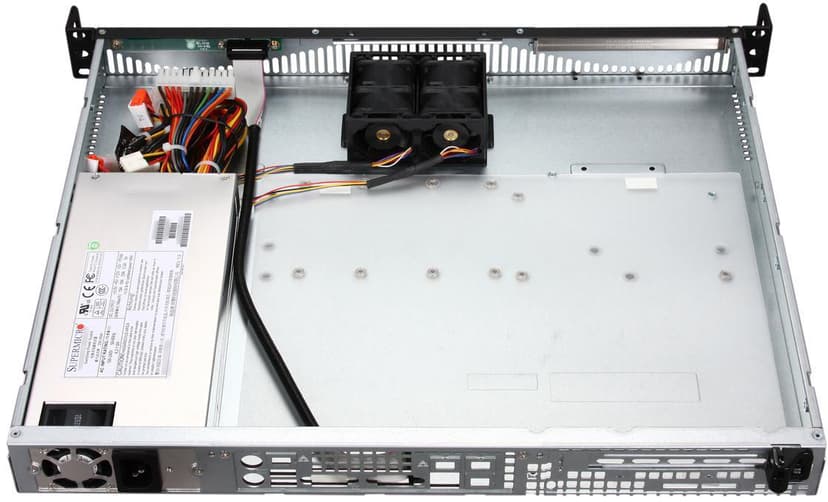 Supermicro SC512 F-350B Rack Musta