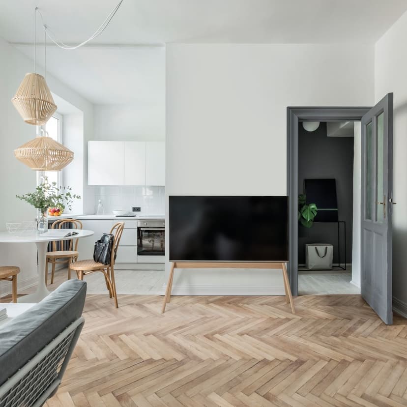 Vogel´s Next OP2 TV Floor Stand 50-77" Wood