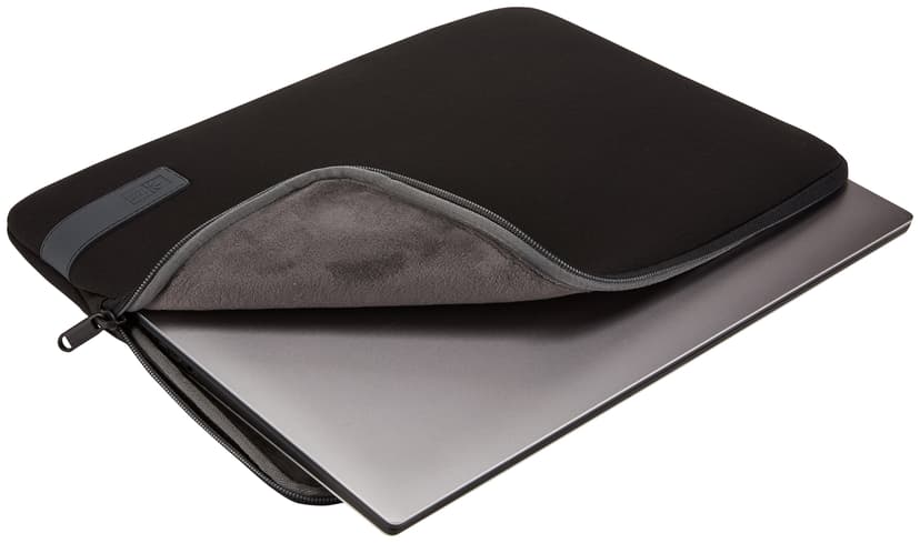 Case Logic Reflect Laptop Sleeve 15,6" Black 15.6" Polyester Zwart