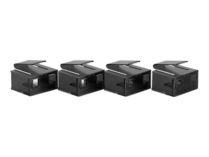 Lindy Portblokkering RJ45 svart 10-pakning inkl. 1 nøkkel
