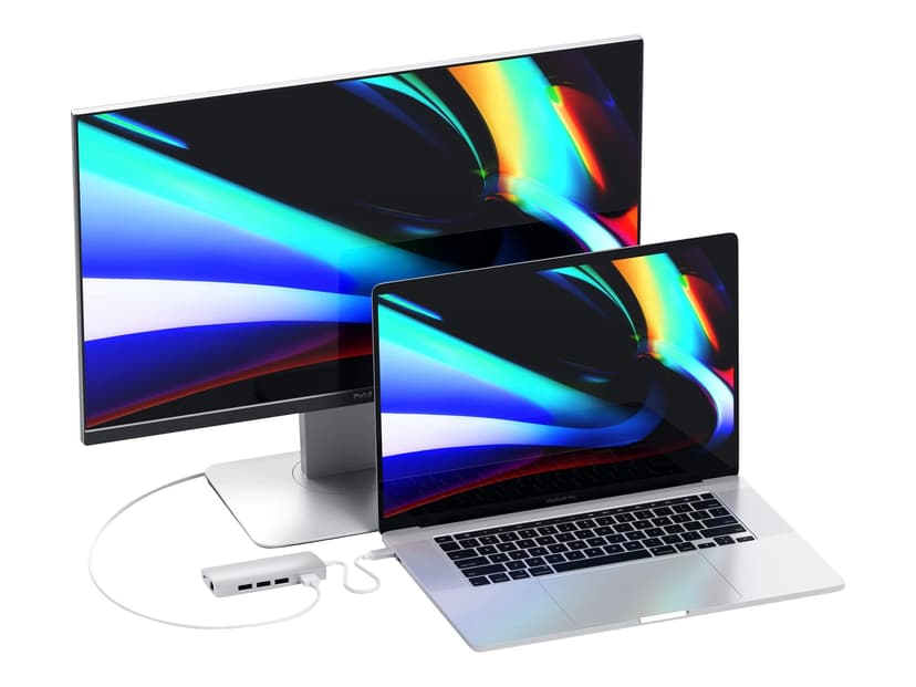Satechi Aluminum Multi-Port Adapter V2 USB-C 3.2 Gen 1 (3.1 Gen 1)