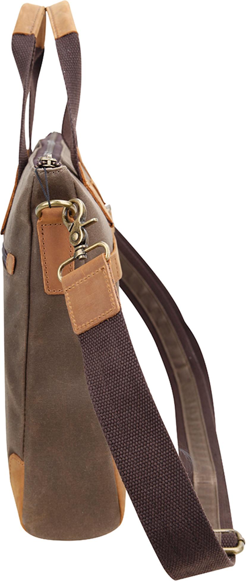 Cirafon Mayfair  Taske 15" Kanvas, Læder Brun